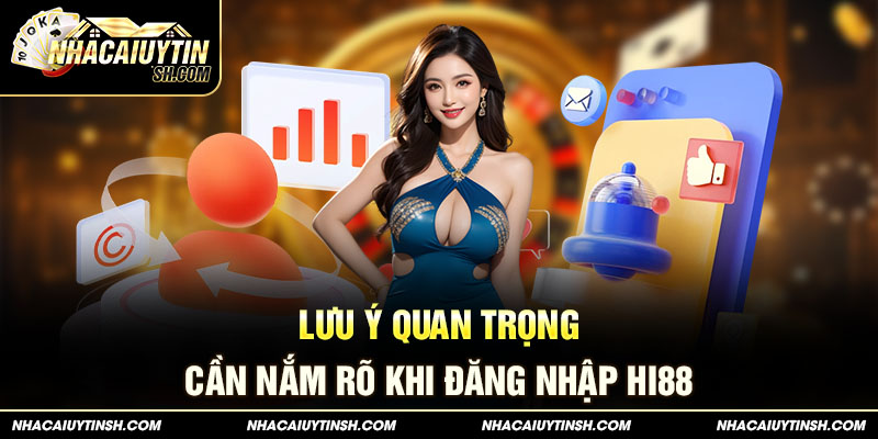 Lưu ý quan trọng cần nắm rõ khi đăng nhập HI88